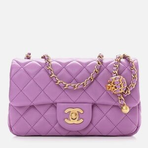 Chanel Purple Pearl Crush Bag